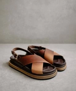 ALOHAS Marshmallow Brown Degradé Sandal