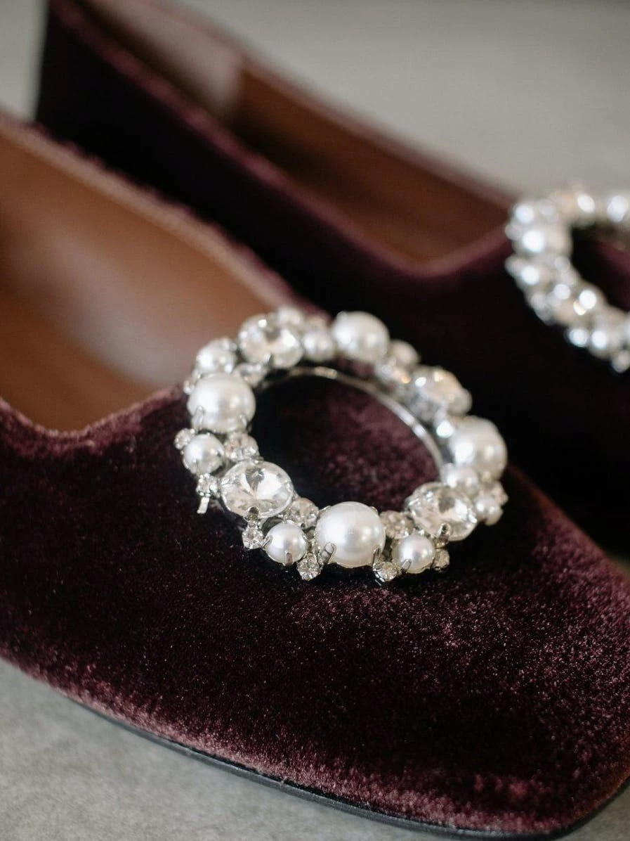 ALOHAS Bella Crystal Velvet - Coffee Brown - Image 5