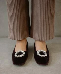 ALOHAS Bella Crystal Velvet - Coffee Brown