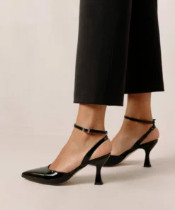 ALOHAS Cinderella Slingback Leather Pumps