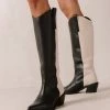 ALOHAS Mount Black Cream Boots