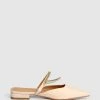 Belle & Bloom On The Go Leather Flat - Nude