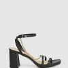 Belle & Bloom Stars Aligned Chain Heel - Black