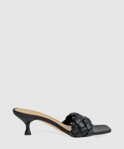 Belle & Bloom Tenacity Woven Heel - Black