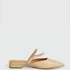 Belle & Bloom On The Go Leather Flat - Sand