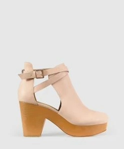 Belle & Bloom Fearless Clog Ankle Boot - Blush