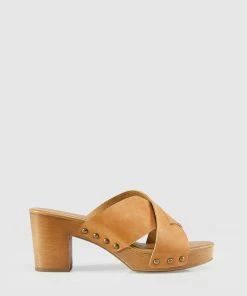 Belle & Bloom Midtown Clog Mule - Tan