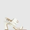 Belle & Bloom This Is It Slingback Heel Sandals - Cream