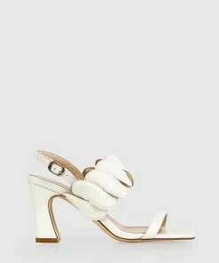 Belle & Bloom This Is It Slingback Heel Sandals - Cream